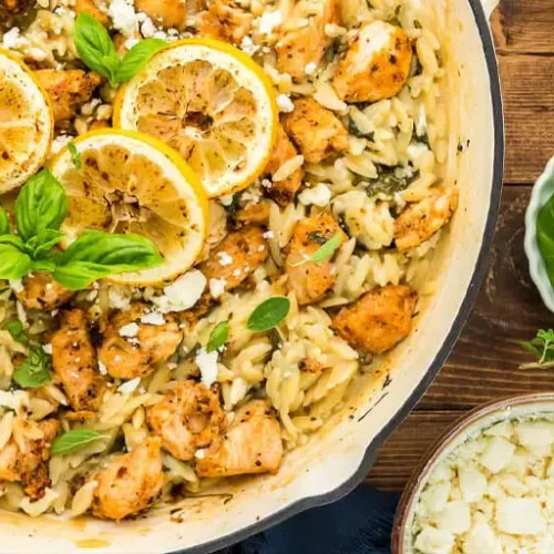 Lemon Chicken Orzo