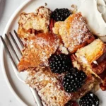Baked challah French Toast
