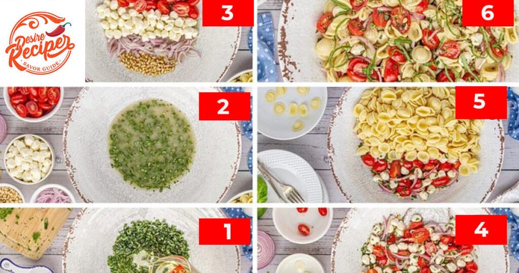Caprese pasta salad
