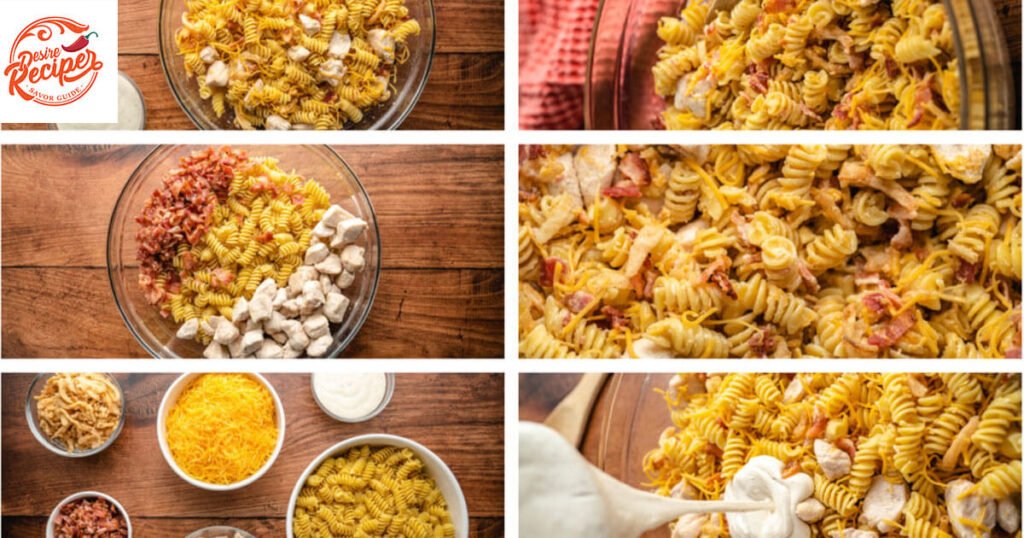 Chicken Bacon Ranch Pasta Salad