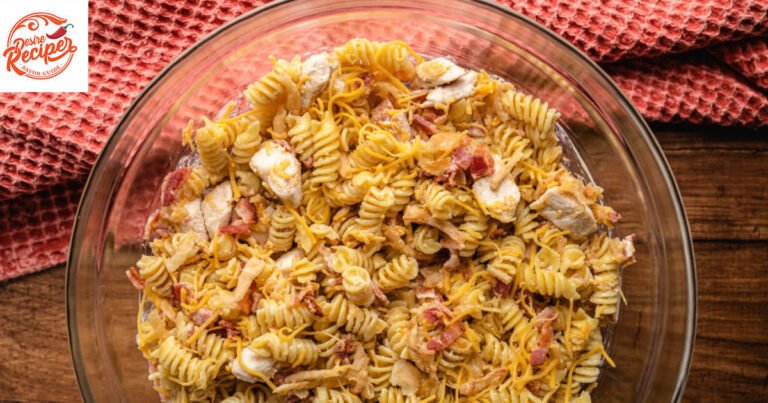 Chicken Bacon Ranch Pasta Salad