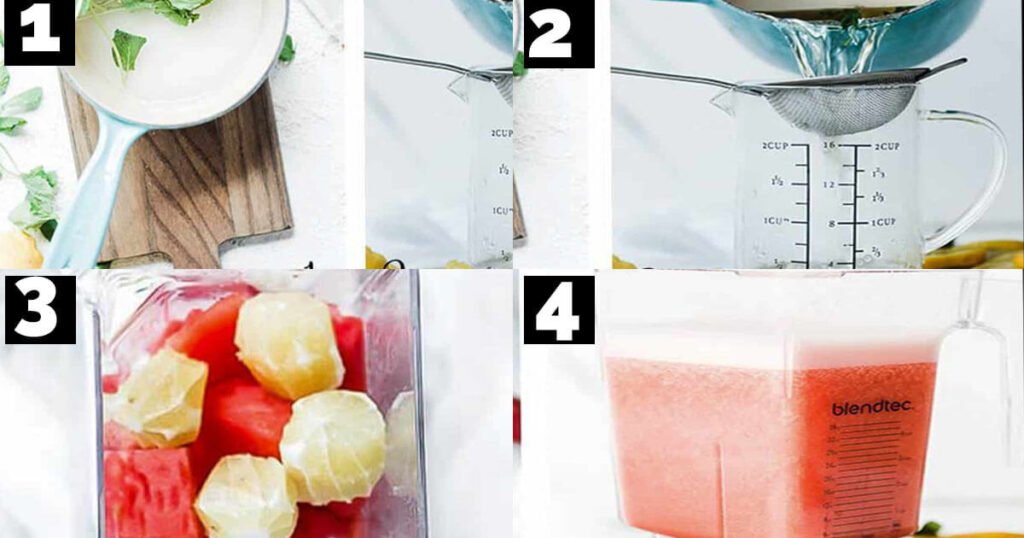 Watermelon Mint Lemonade Recipe
