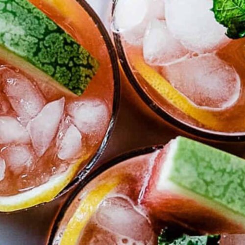 Watermelon Mint Lemonade Recipe